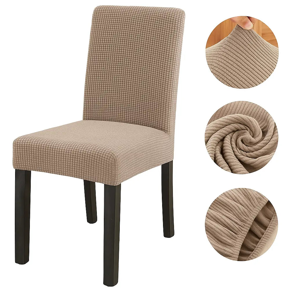 ZenSeat Stoelhoezen  – rust en stijl aan tafel, duurzaam beschermd.