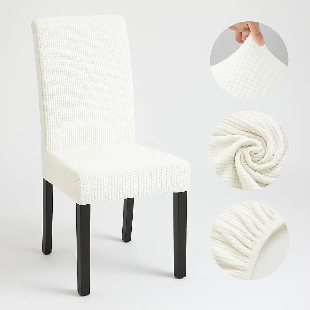 ZenSeat Stoelhoezen  – rust en stijl aan tafel, duurzaam beschermd.