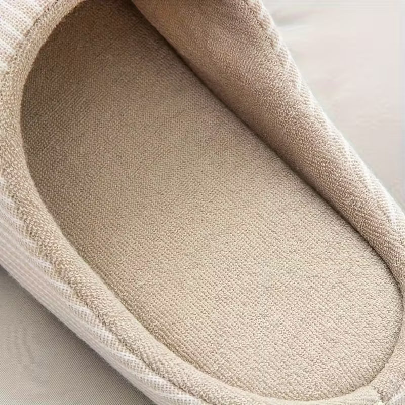 ComfortSlof | Naturel pantoffels met antislipzolen