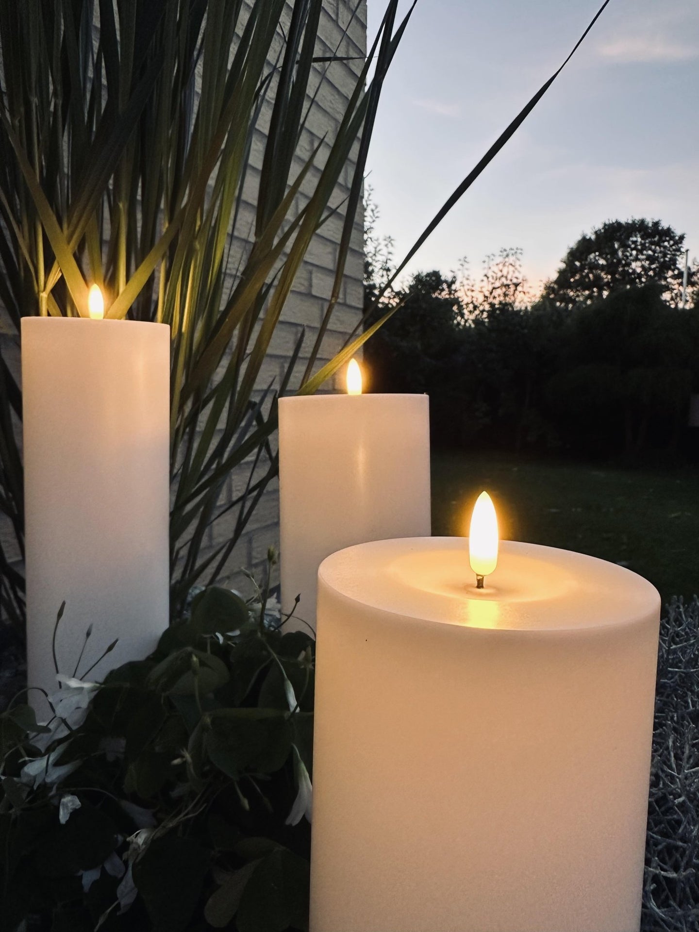 Zenvlam LED Kaars XL 30cm - Rust en sfeer in huis of tuin