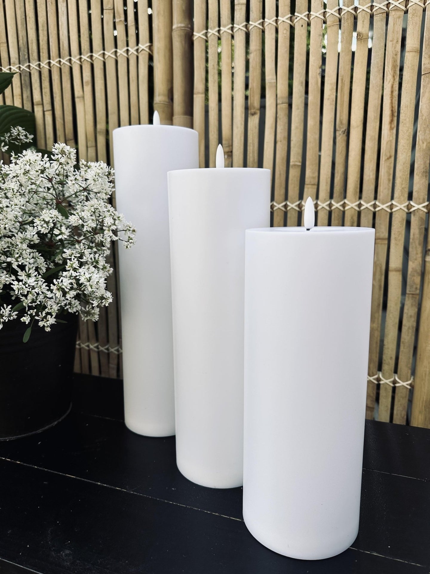 Zenvlam LED Kaars XL 30cm - Rust en sfeer in huis of tuin