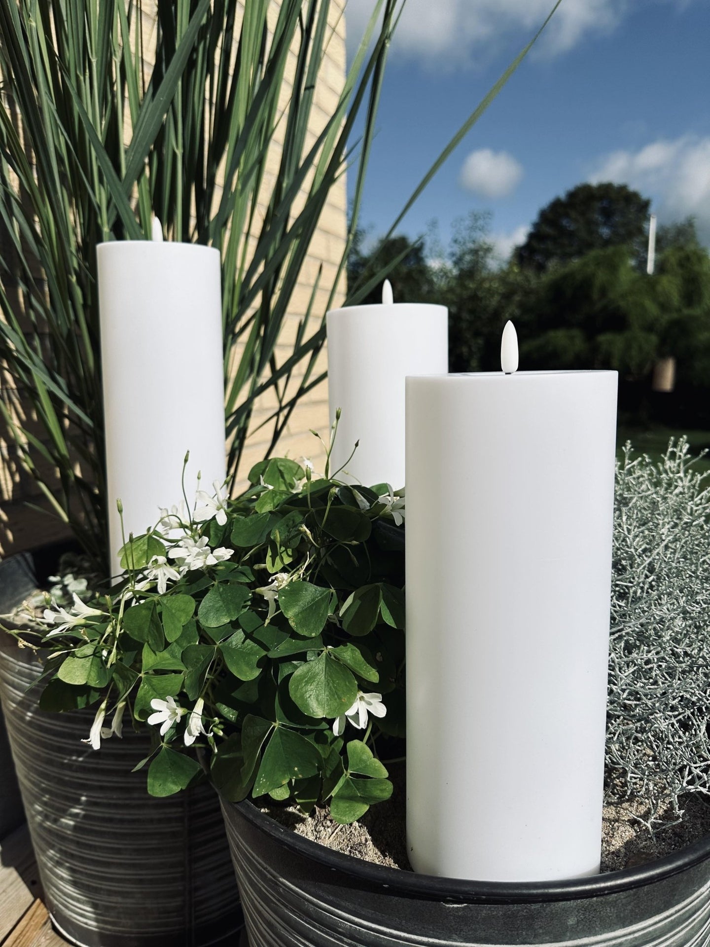 Zenvlam LED Kaars XL 30cm - Rust en sfeer in huis of tuin