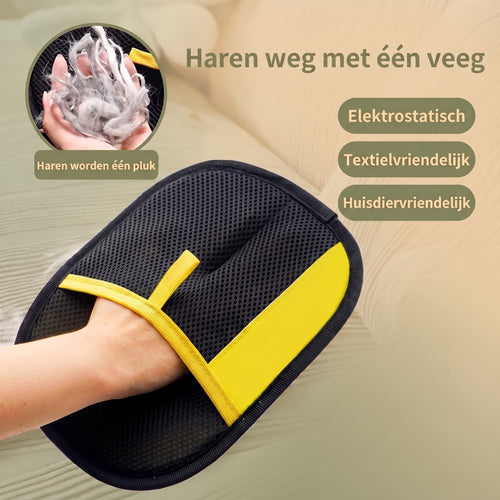 Elektrostatisch, textielvriendelijk, huisdiervriendelijk