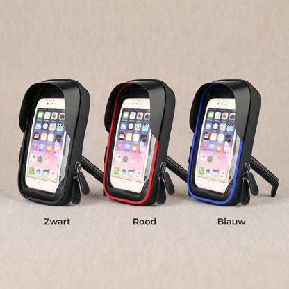 Verkrijgbaar in zwart, rood en blauw