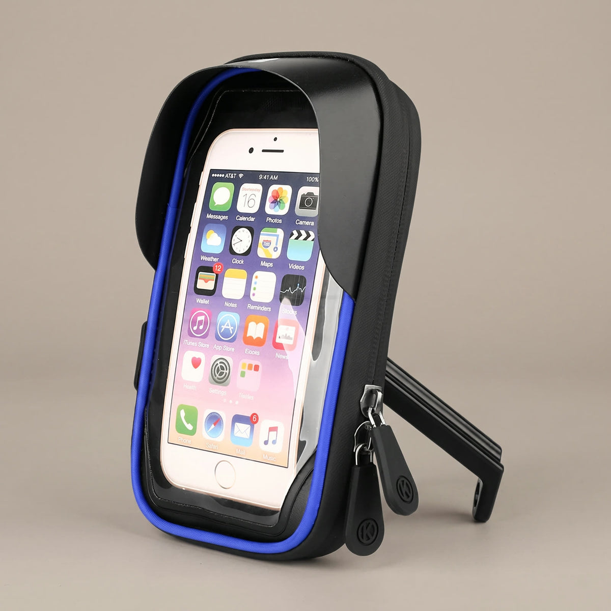 Waterdichte telefoonhouder fiets, kleur blauw