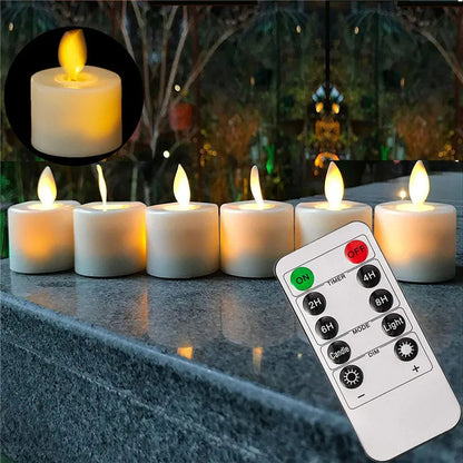 OmLight – LED Kaarsenset voor Yoga en Ontspanning
