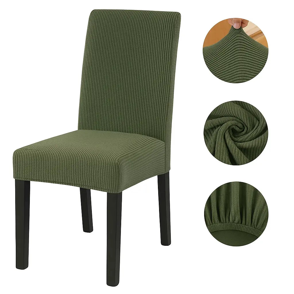 ZenSeat Stoelhoezen  – rust en stijl aan tafel, duurzaam beschermd.