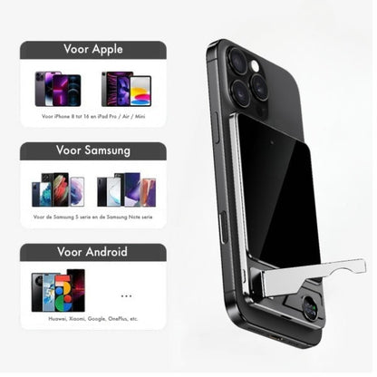 StandUp Powerbank - Magnetische Draadloze Oplader met Standaard (1 cm Dun)