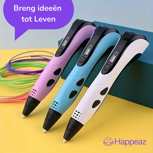 Happeaz 3D Wonderpen – Schets, Ontwerp, Creëer