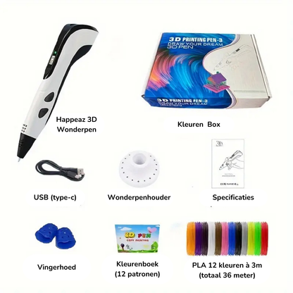 Happeaz 3D Wonderpen – Schets, Ontwerp, Creëer
