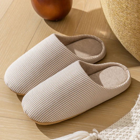 ComfortSlof | Naturel pantoffels met antislipzolen