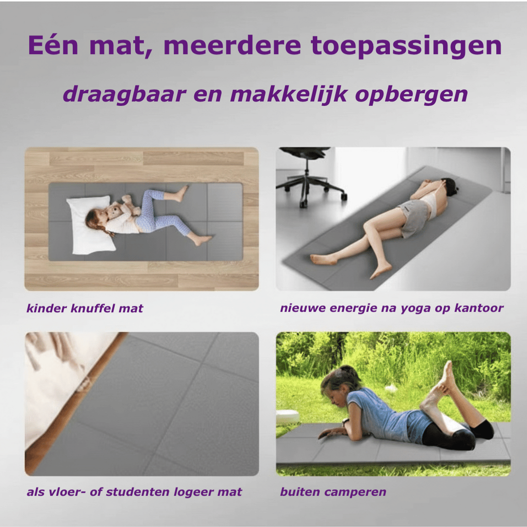 MindFold™ TPE Yogamat – De perfecte metgezel voor jouw yoga- en fitnessroutine