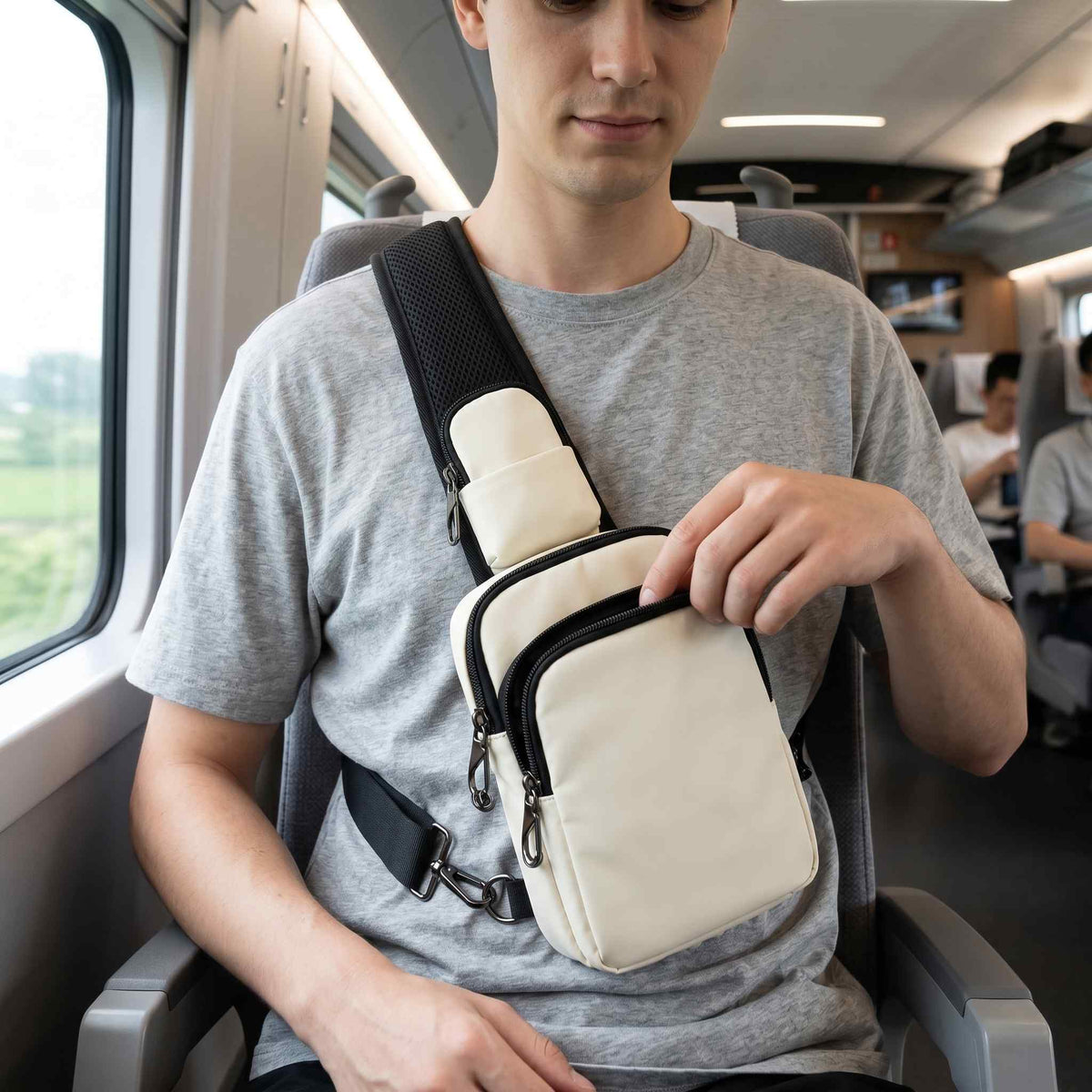 ReisSling – Compacte RFID Slingtas voor Reizen en Dagelijks Gebruik