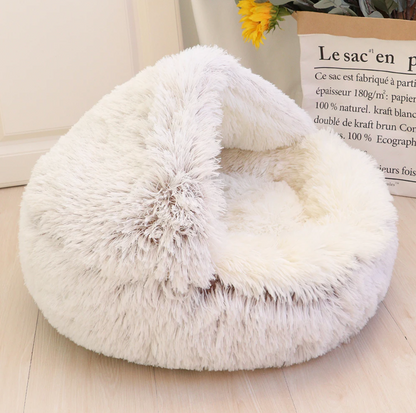 ZenPaws Pluche Mand – Duurzaam Kattenbed voor Ultiem Comfort en Rust