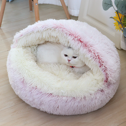 ZenPaws Pluche Mand – Duurzaam Kattenbed voor Ultiem Comfort en Rust