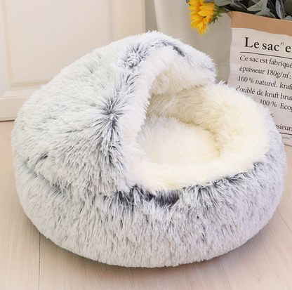 ZenPaws Pluche Mand – Duurzaam Kattenbed voor Ultiem Comfort en Rust