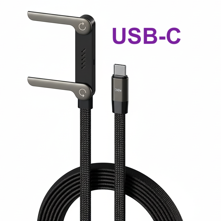 StandUp Charger | Oplaadkabel met Standaard voor iPhone & Smartphone
