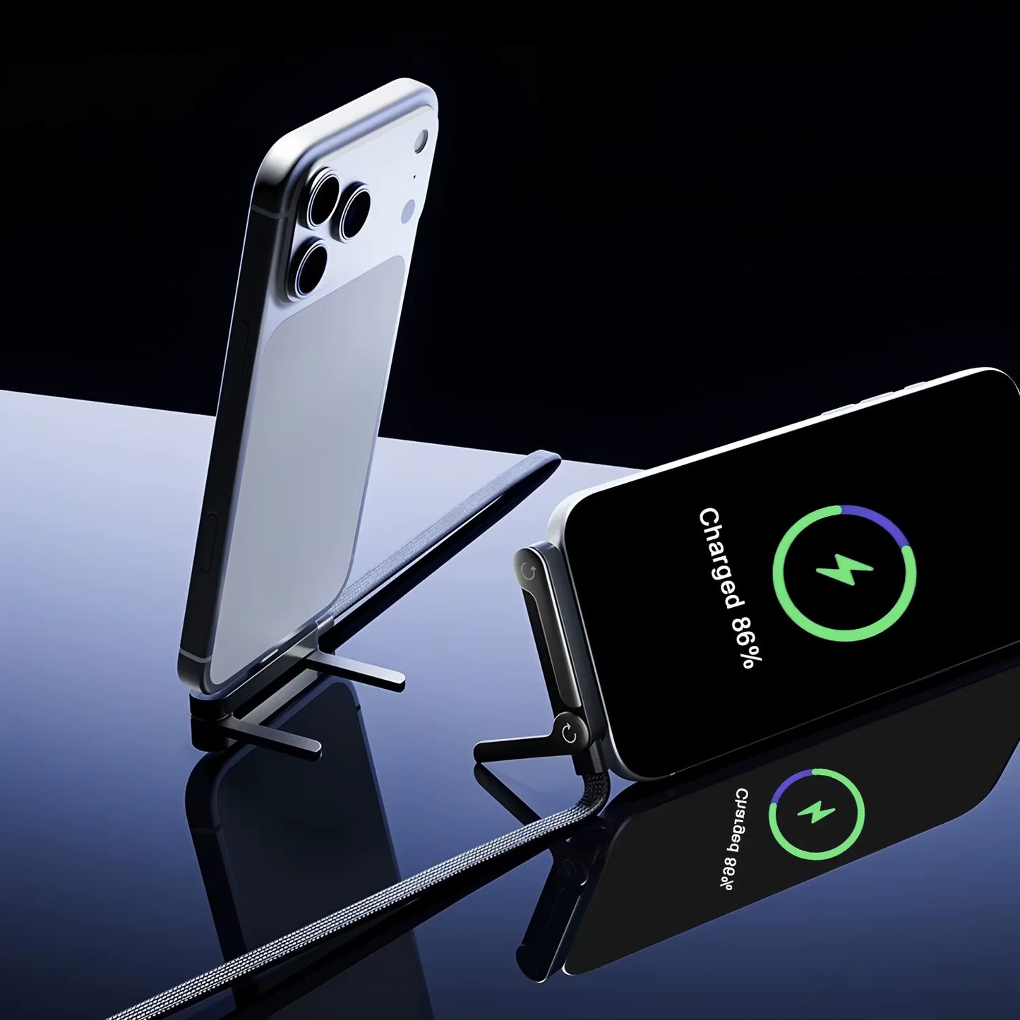 StandUp Charger | Oplaadkabel met Standaard voor iPhone & Smartphone