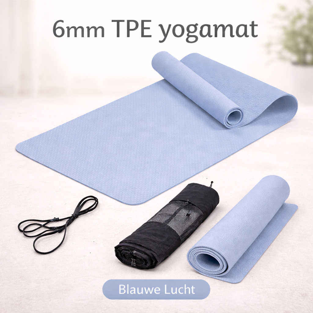 Duurzame en comfortabele TPE Yogamat 6mm