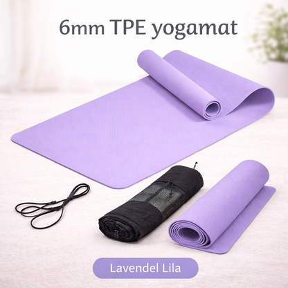 Duurzame en comfortabele TPE Yogamat 6mm