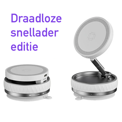 MagMount™ EazGrip Pro | Magnetische telefoonhouder met draadloze snellader