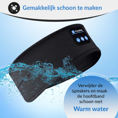 EaziTunes™ draadloze hoofdband, eenvoudig te reinigen voor langdurig gebruik en hygiëne.