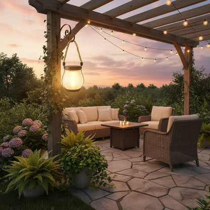 EveningFlame – Solarlantaarn met Realistische Vlam voor Buitenverlichting