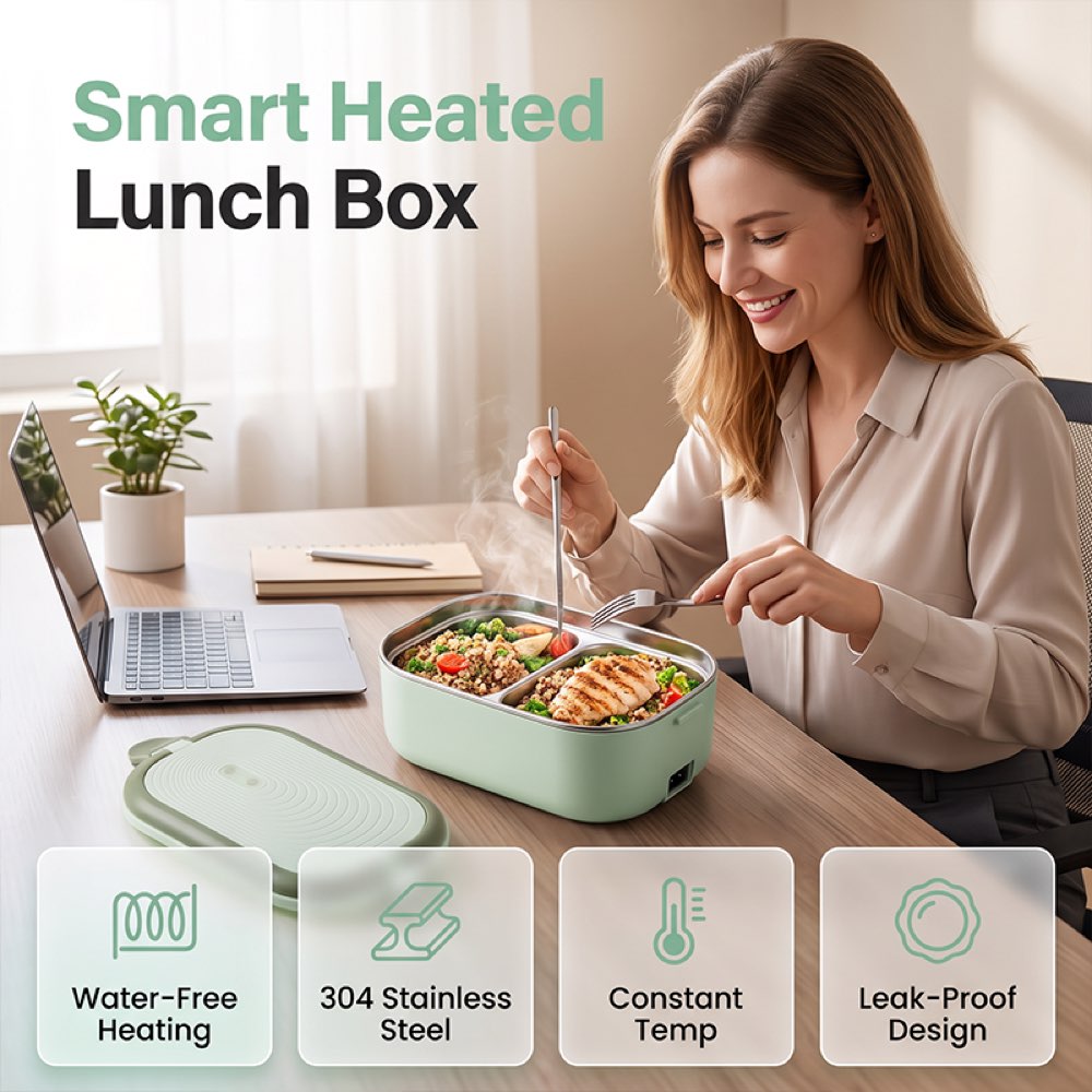 WarmBite Elektrische Lunchbox - features overzicht
