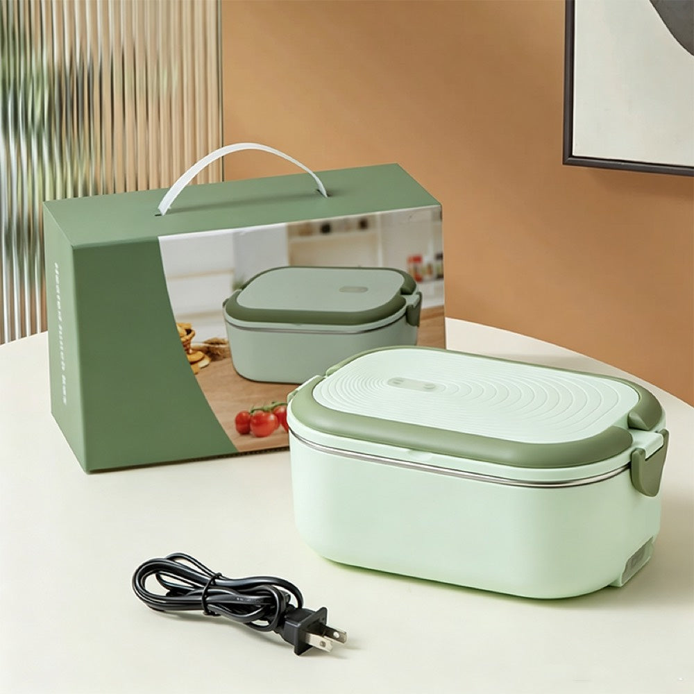 WarmBite Elektrische Lunchbox - groen met verpakking