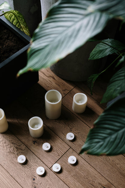 OmLight – LED Kaarsenset voor Yoga en Ontspanning
