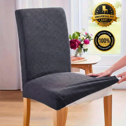 ZenSeat Stoelhoezen  – rust en stijl aan tafel, duurzaam beschermd.